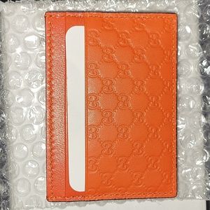 Brand new Burnt Orange Gucci Cardholder